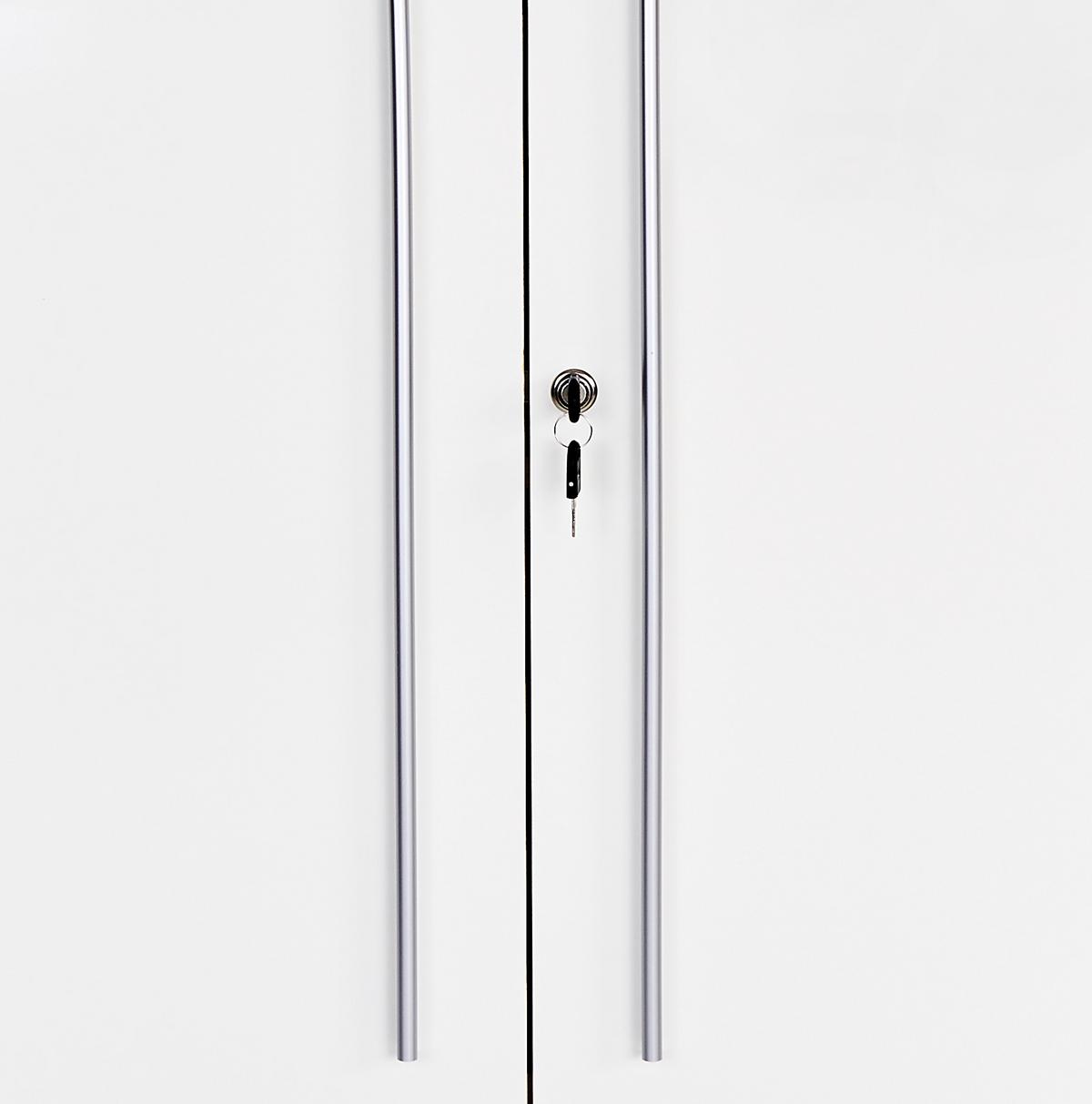 Pisarniška Omara Profi, Bela, Barva Hrasta - barve hrasta/bela, Moderno, leseni material (75/185/35cm) - Mömax