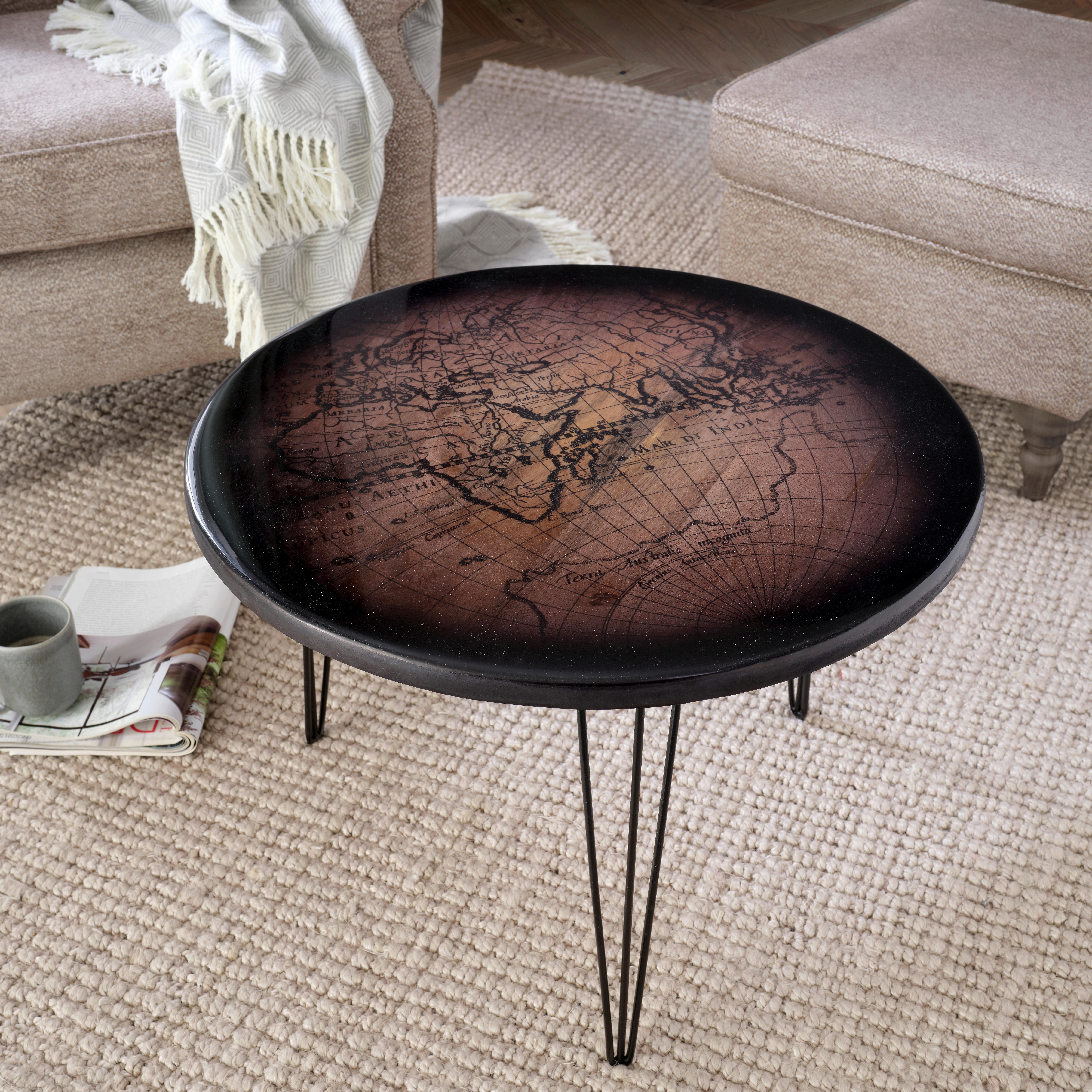 Couchtisch in Schwarz - Schwarz, Lifestyle, Holz/Metall (65/46/65cm) - Premium Living
