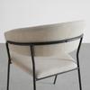 STOL MED ARMSTÖD ALICE -TOP- - beige/svart, Design, metall/trä (53/80/59cm) - Mömax