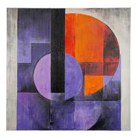 Leinwand Clune Multicolor - Multicolor, Basics, Textil (100/100/3,5cm)