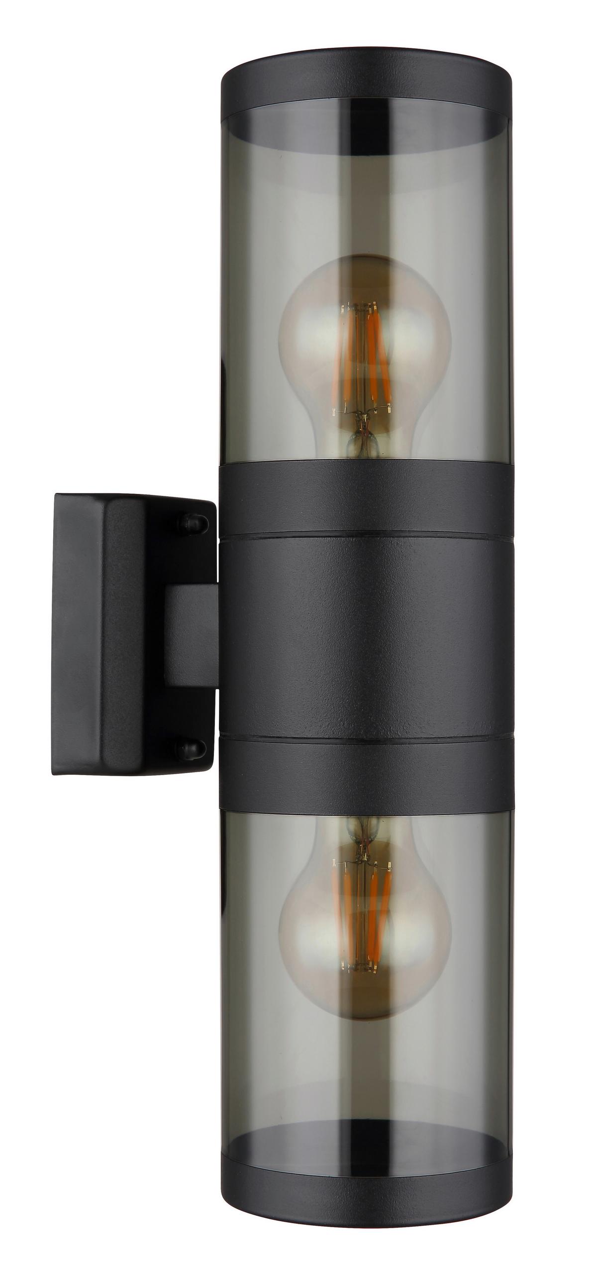 Außenleuchte Xeloo max. 60 Watt - Schwarz, Basics, Kunststoff/Metall (10,2/15,5/38cm) - Globo