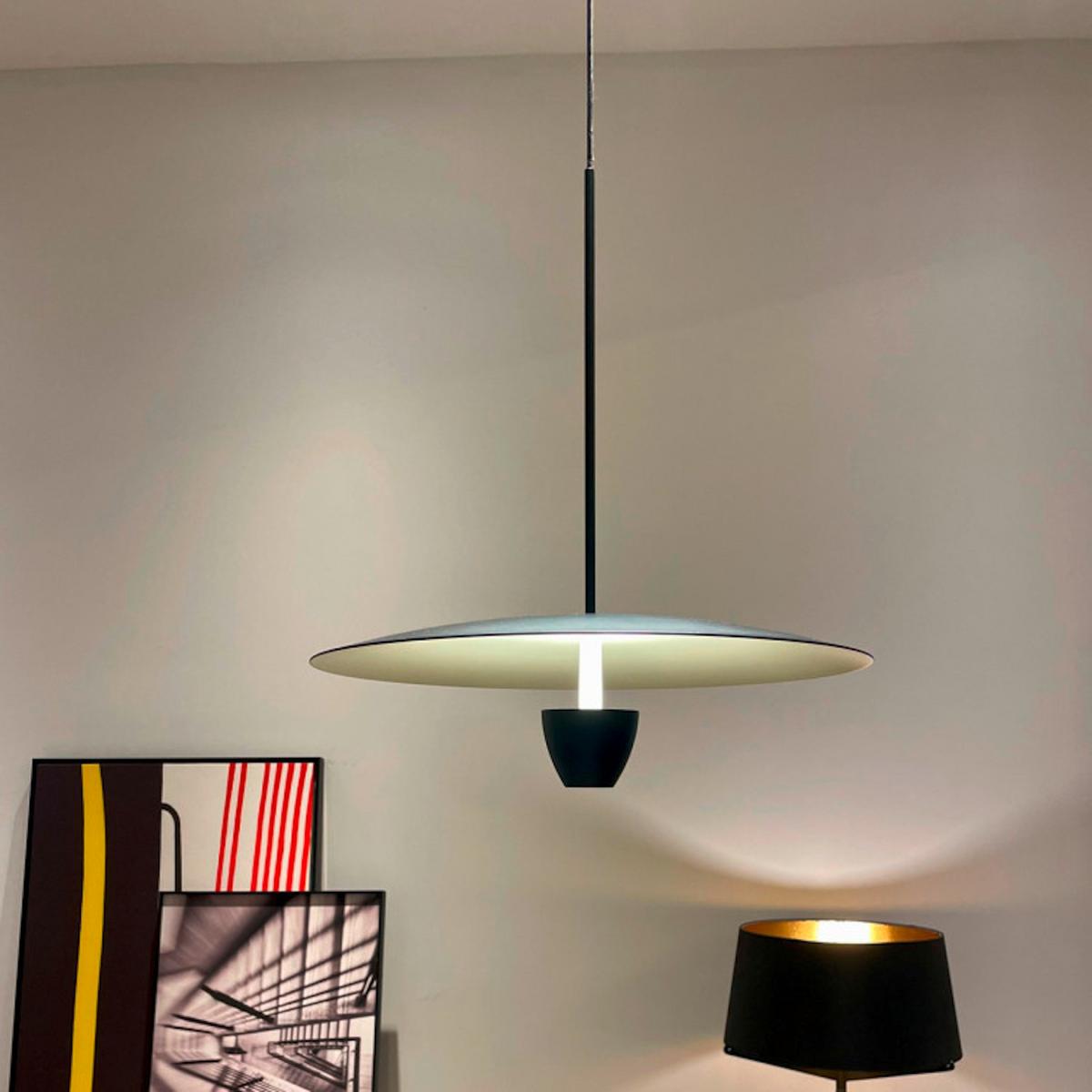 Led-hängeleuchte Lp-0408/1p S Bk S - Schwarz, Design, Metall (30/120cm)