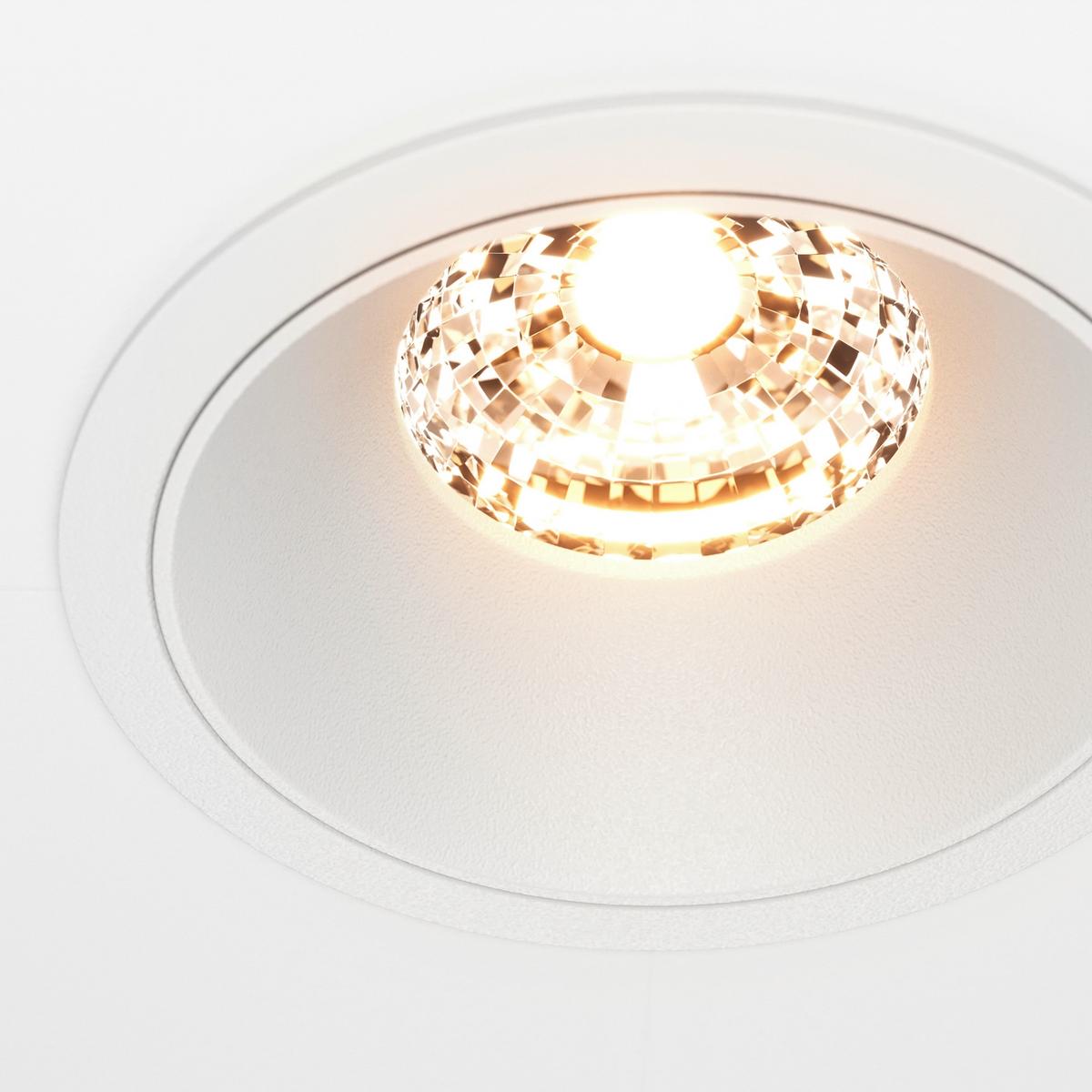 Deckenleuchte Alfa Led - Weiss, Design, Metall (8,5/6,3cm) - MAYTONI