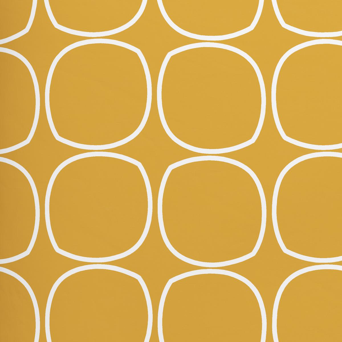 Bettwäsche Reggie Wende in Gelb/Weiss ca. 160x210cm - Weiss/Gelb, Konventionell, Textil (160/210cm) - Modern Living