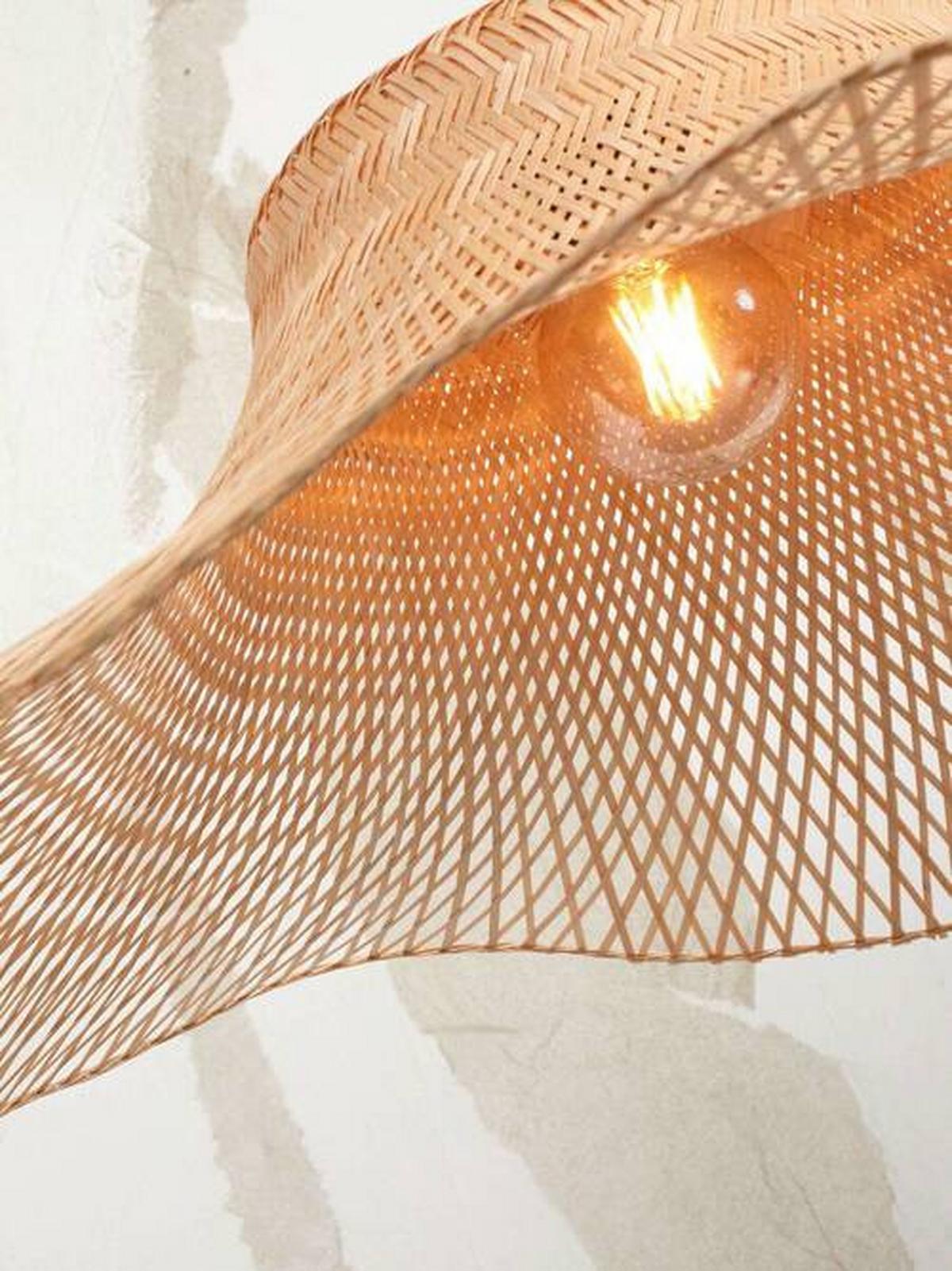 Deckenleuchte Ibiza in Naturfarben max. 60 Watt - Naturfarben, Trend (50/50/15cm) - Good & Mojo