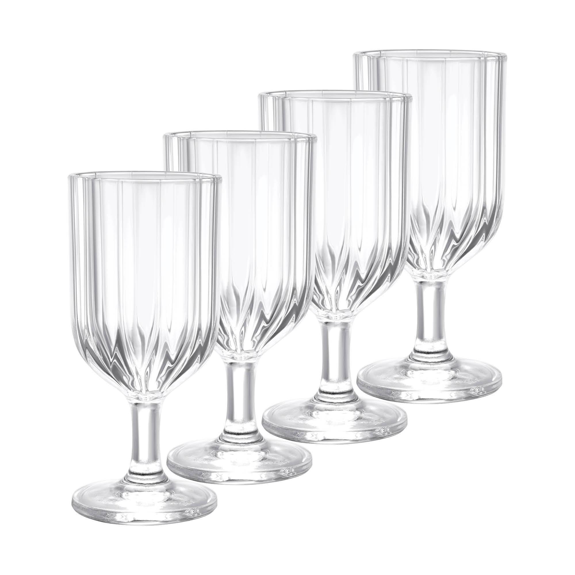 Set Kozarcev Elroy - prozorno, Konvencionalno, steklo (7,9/17,1cm) - Modern Living