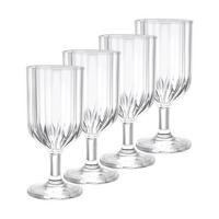 Set Kozarcev Elroy - prozorno, Konvencionalno, steklo (7,9/17,1cm) - Modern Living