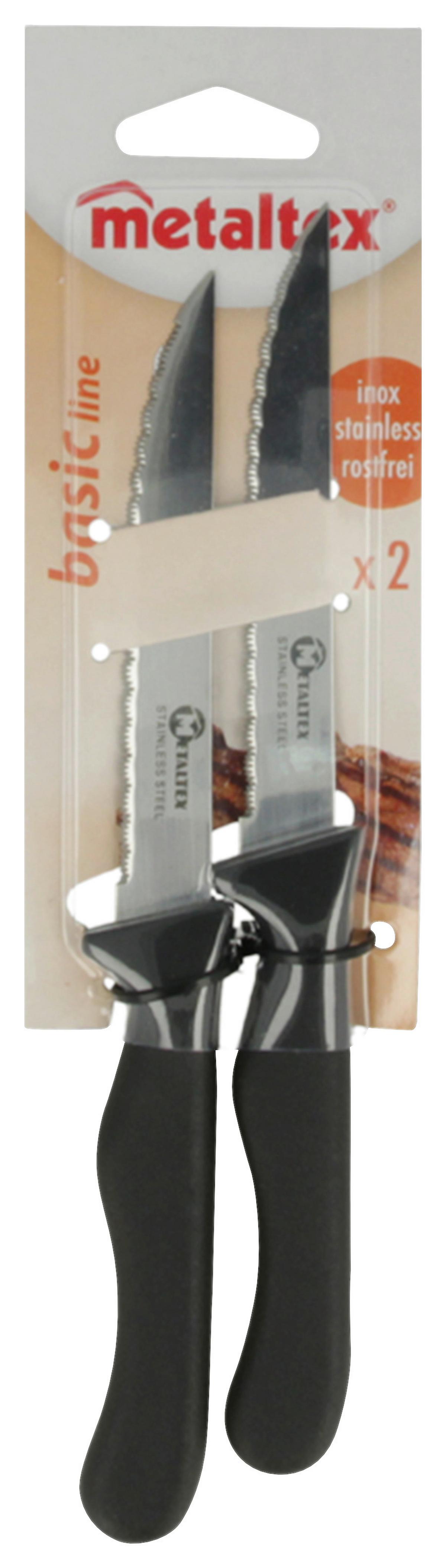Steakkéskészlet Basic Line - fém (6.8/25.2/1.6cm)