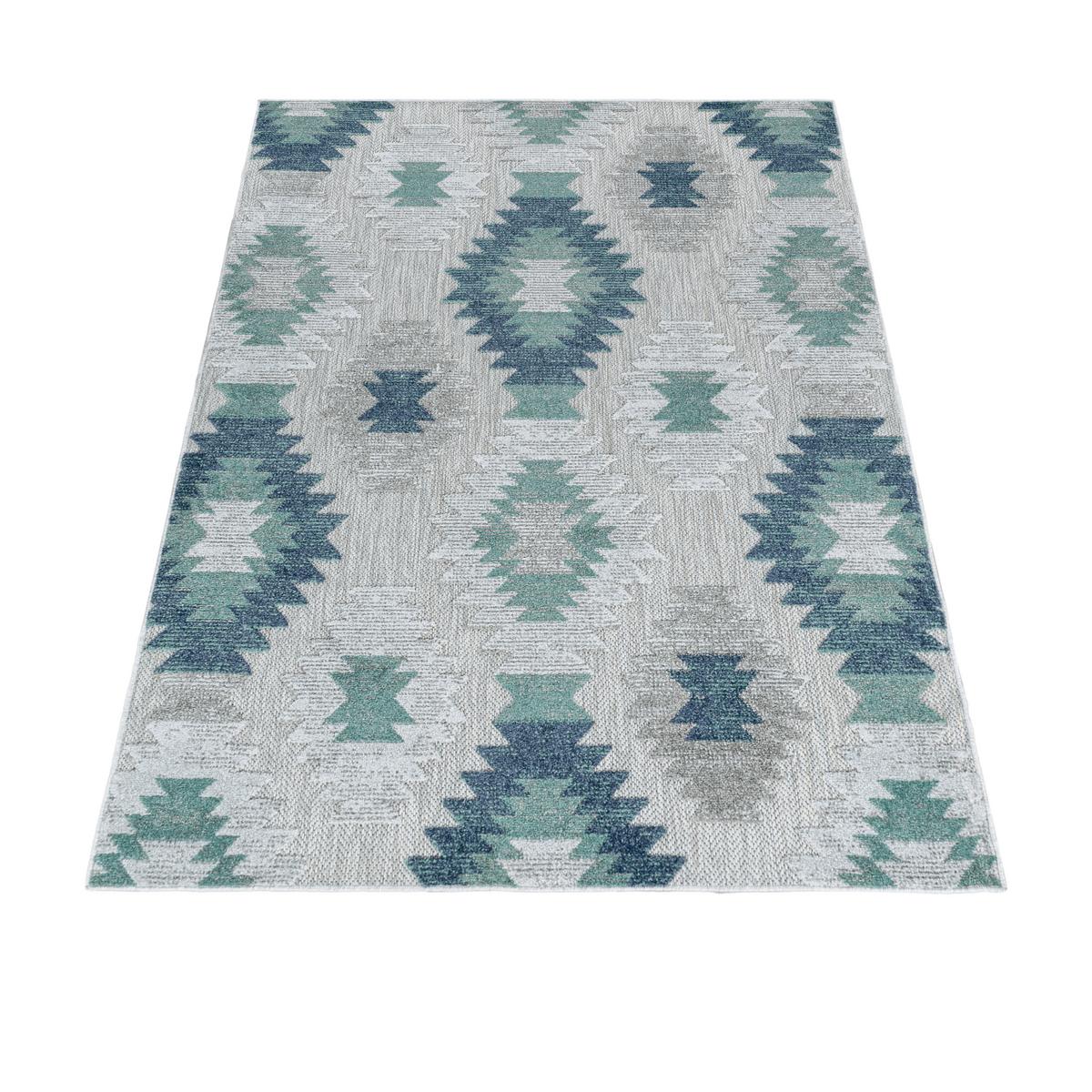 Läufer Bahama Blau ca. 80x250cm - Blau, Design, Textil (80/250cm) - Novel