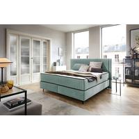 PAT BOX DREAM - turcoaz, Modern, lemn/textil (120/200cm) - Premium Living