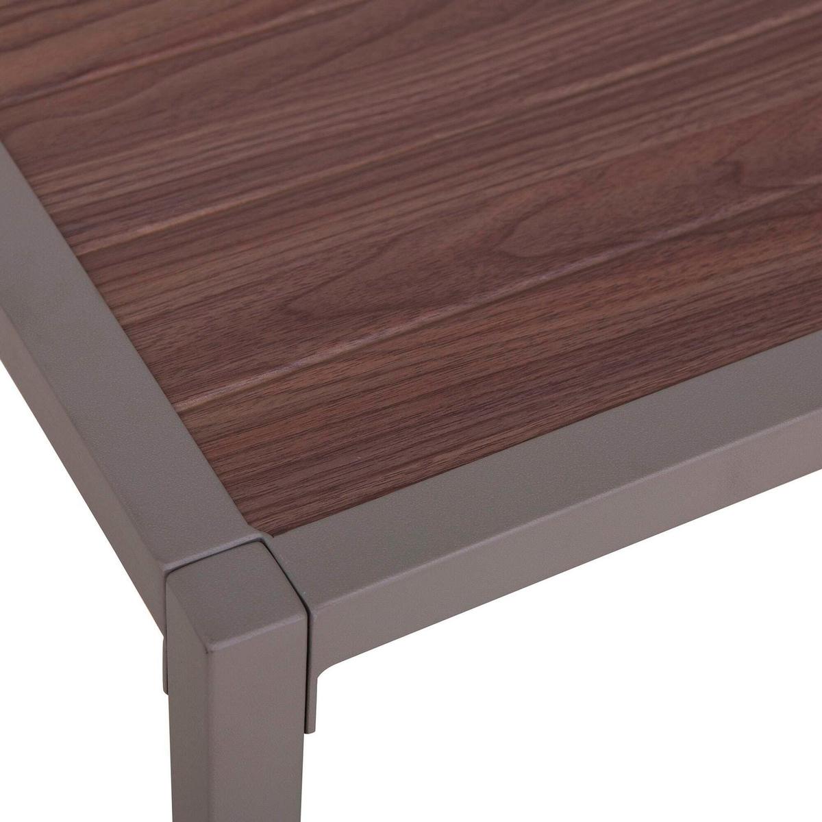 Loungegarnitur Gartensofa Faro Grau/Beige - Beige/Grau, Basics, Textil/Metall (146/191/56,5cm) - Modante