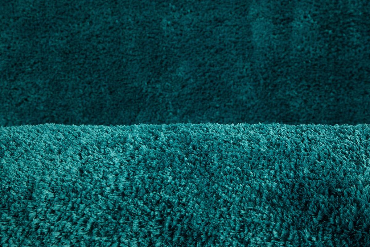 Hochflorteppich My Curacao - Petrol, Konventionell, Textil (60/110cm)