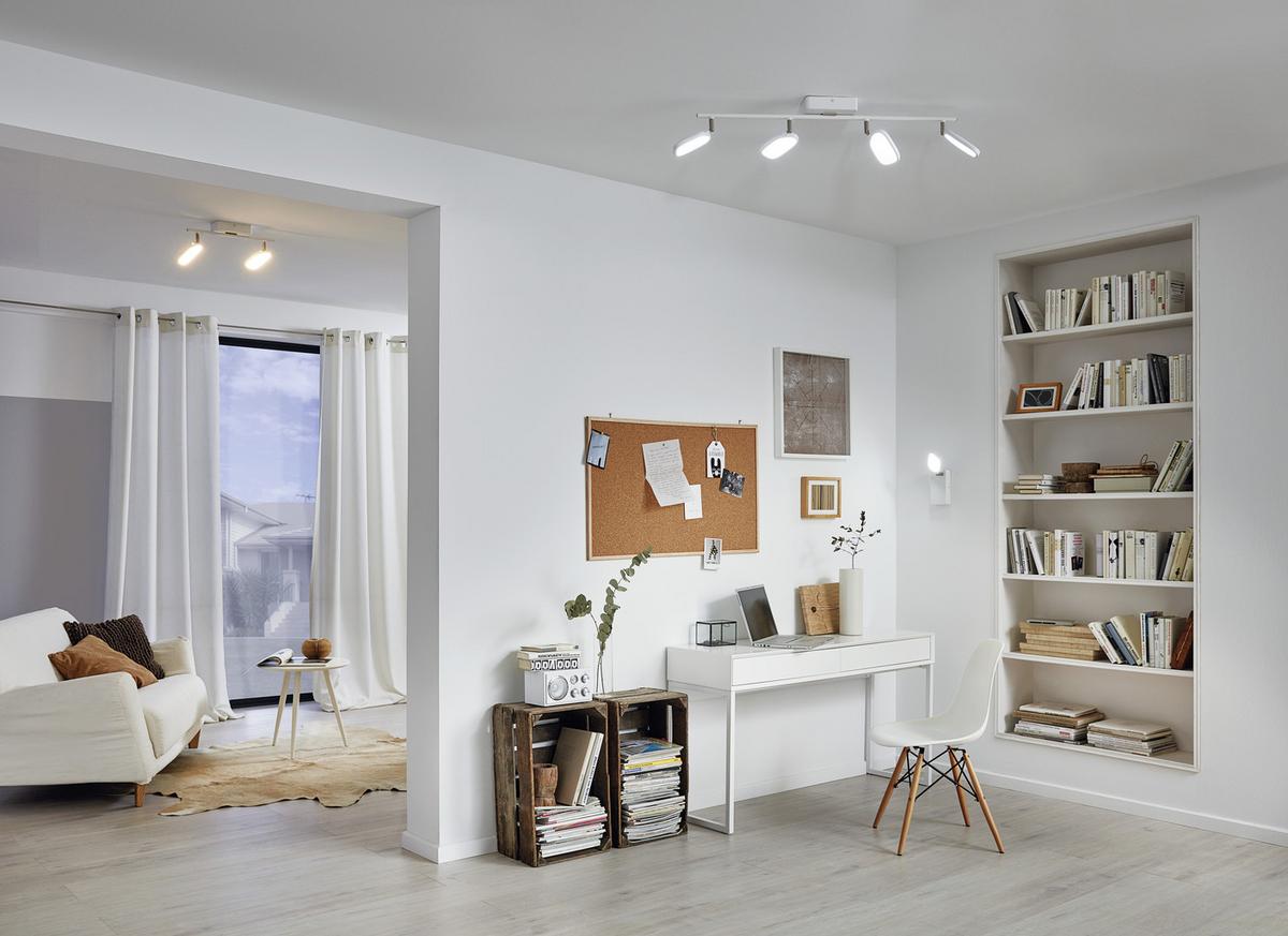 Led-deckenleuchte 97692* Palombare-Connect - Weiss, Design, Kunststoff/Metall (8/36,5cm) - Eglo