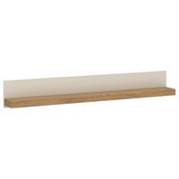 Stenska Polica Naxxar, Barva Hrasta, Kašmir - kašmir/barve hrasta, Trend, leseni material (194/28/24,8cm) - Modern Living