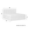 BOXSÄNG MALA - svart/cremefärgad, Modern, trämaterial/trä (180/200cm) - Bessagi Home