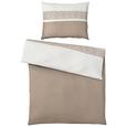 Ágyneműhuzat-garnitúra Ella - Taupe, romantikus/Landhaus, Textil (140/200cm) - Mömax modern living