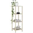 Regal aus Bambus - Naturfarben, MODERN, Holz (35/115/35cm) - Modern Living Regal aus Bambus - Naturfarben, MODERN, Holz (35/115/35cm) - Modern Living