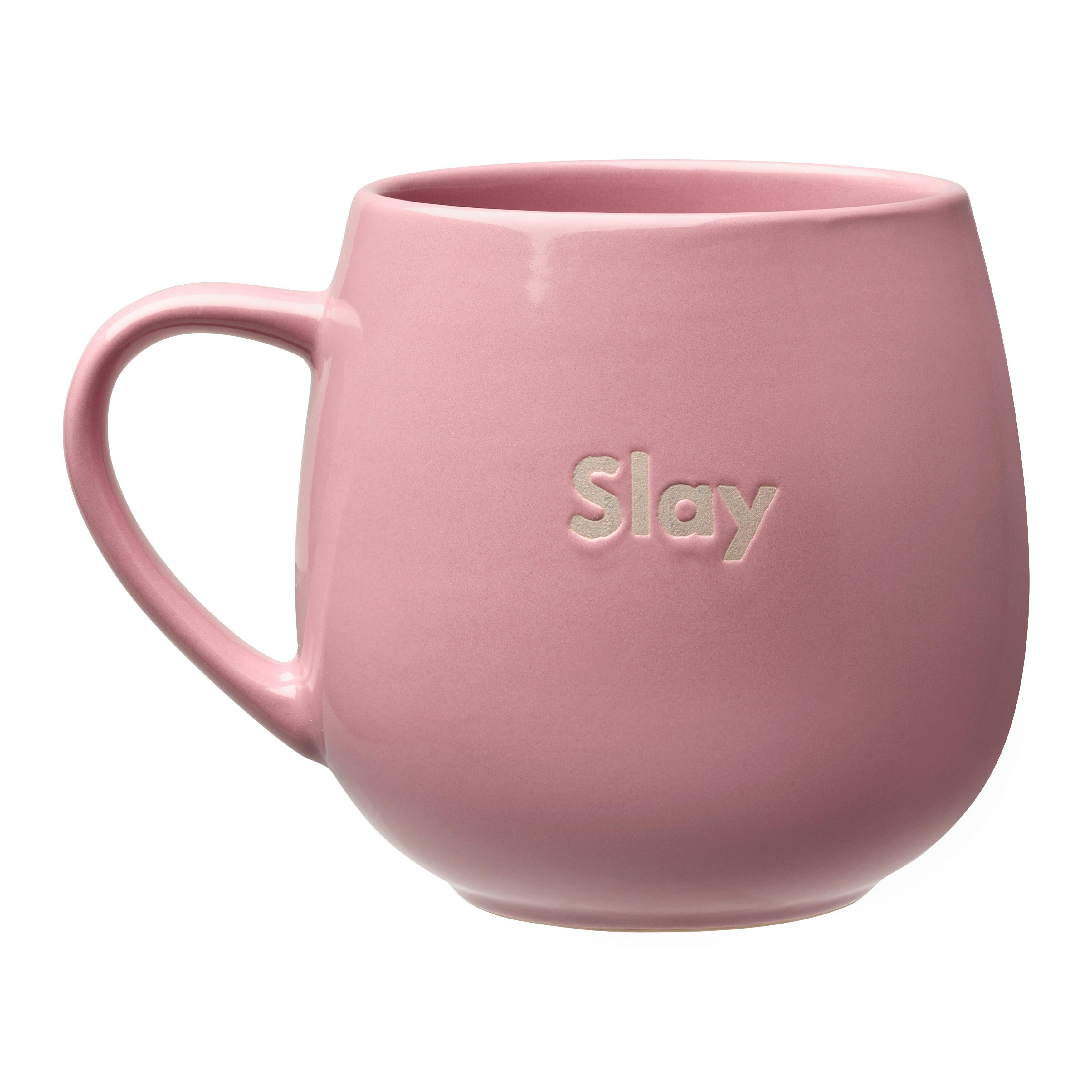 Kaffeebecher Slay Hellrosa ca. 400ml - Hellrosa, MODERN, Keramik (7,5/9cm) - Mömax