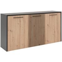 Comodă LOUIS - culoare lemn stejar/stejar Artisan, Trend, material pe bază de lemn (165/88/42cm) - Modern Living