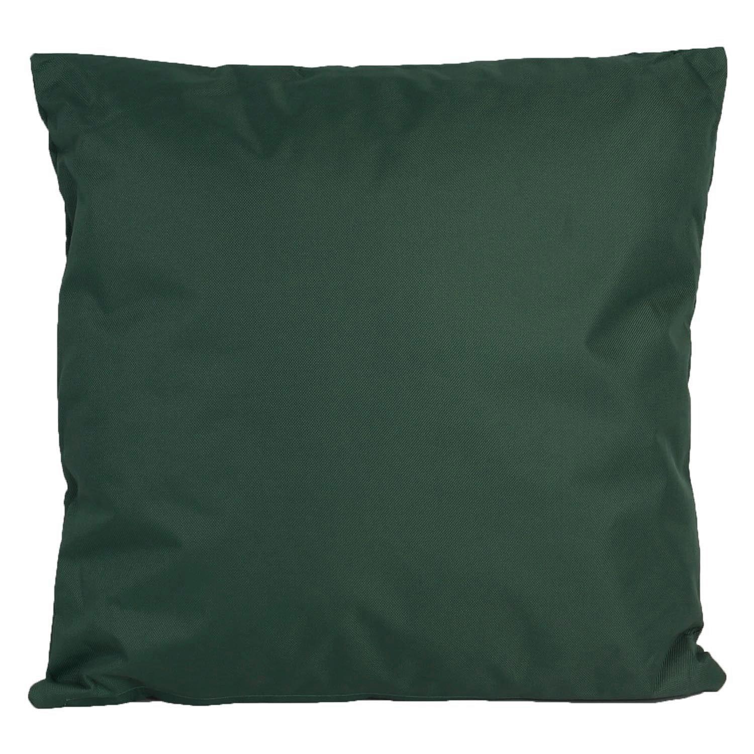 PODUSZKA ZEWNĘTRZNA 750459 - ciemnozielony, Basics, tworzywo sztuczne (45/45cm)