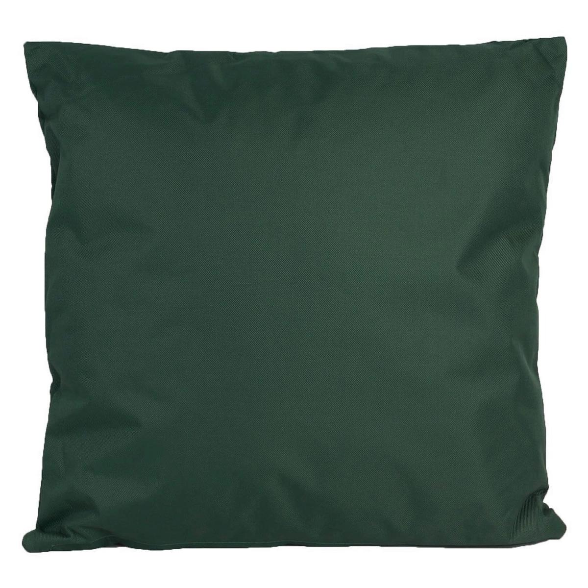 PODUSZKA ZEWNĘTRZNA 750459 - ciemnozielony, Basics, tworzywo sztuczne (45/45cm)