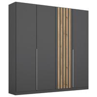 Ormar S Klasičnim Vratima Lamella - siva/hrast Artisan, Moderno, drvni materijal/metal (181/210/54cm) - Modern Living