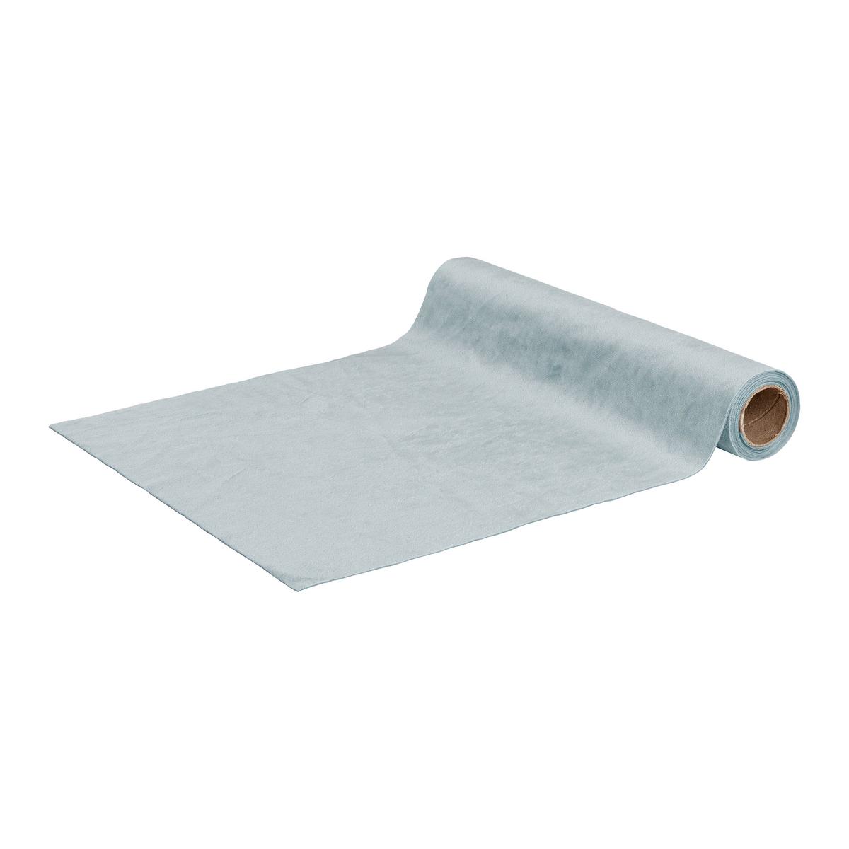 Dekostoff Viola Rauchblau ca. 35x180cm - Blau, Konventionell, Textil (35/180cm) - Modern Living