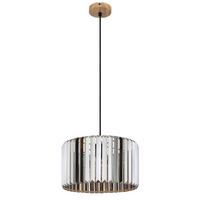 HÄNGELEUCHTE 30229146 RUN - gris/noir, Trend, métal/verre (35/120cm) - Globo
