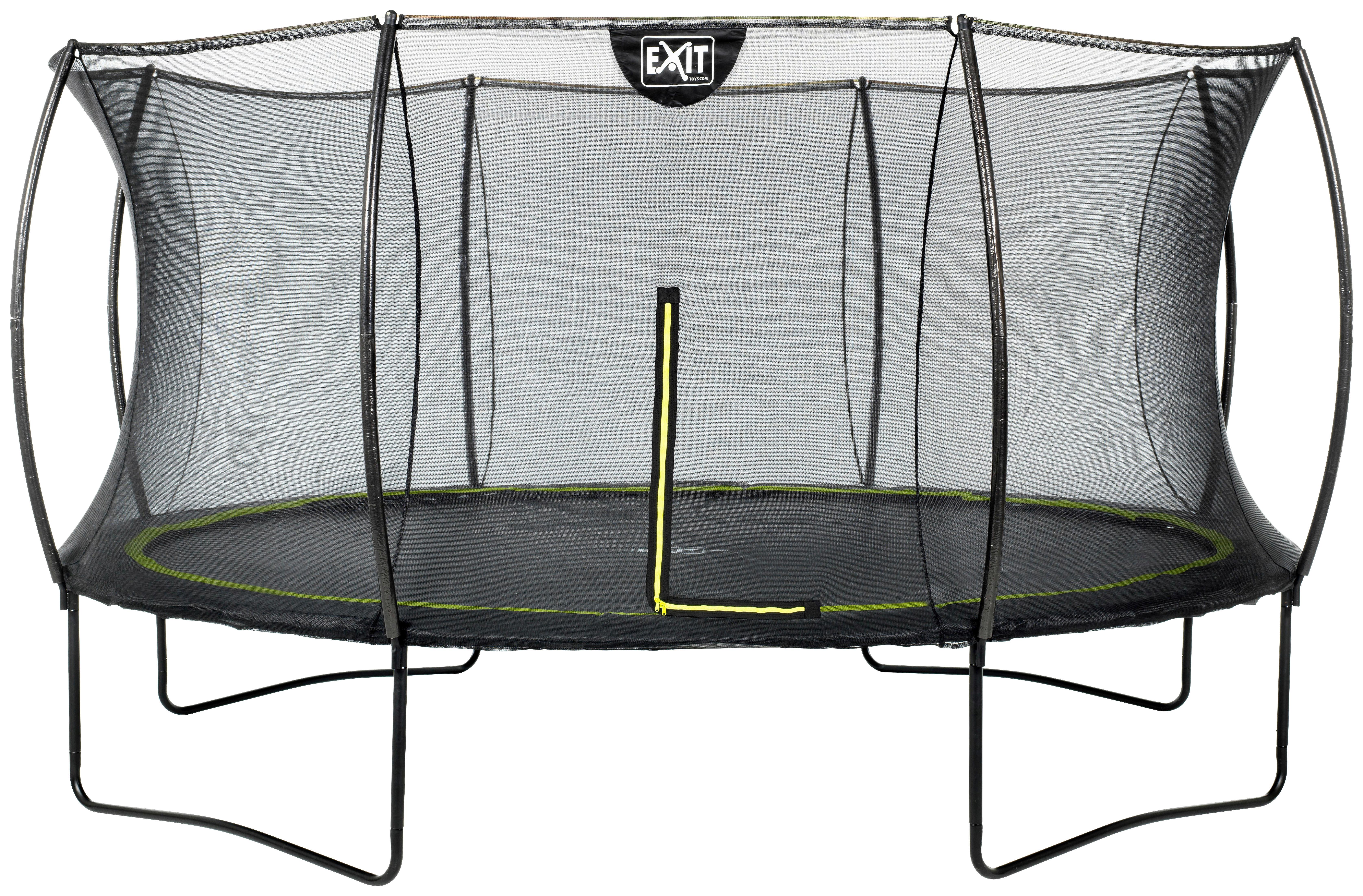 Trampolin Exit Schwarz ø ca. 427cm - Schwarz, KONVENTIONELL, Kunststoff/Metall (427/269cm) - EXIT Toys