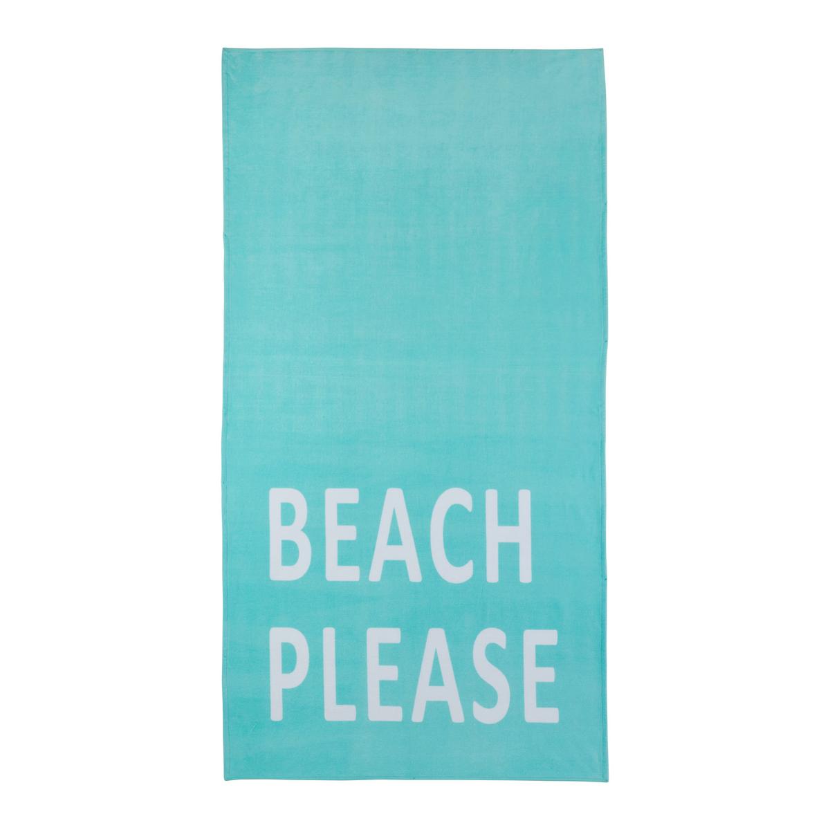 Strandtuch Patsy Türkis ca. 90x180cm - Türkis, Konventionell, Textil (90/180cm) - Mömax