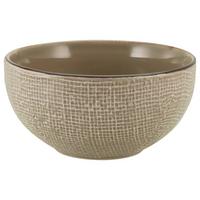 Tálka Canvas - taupe, kerámia (14/14/7cm) - Premium Living