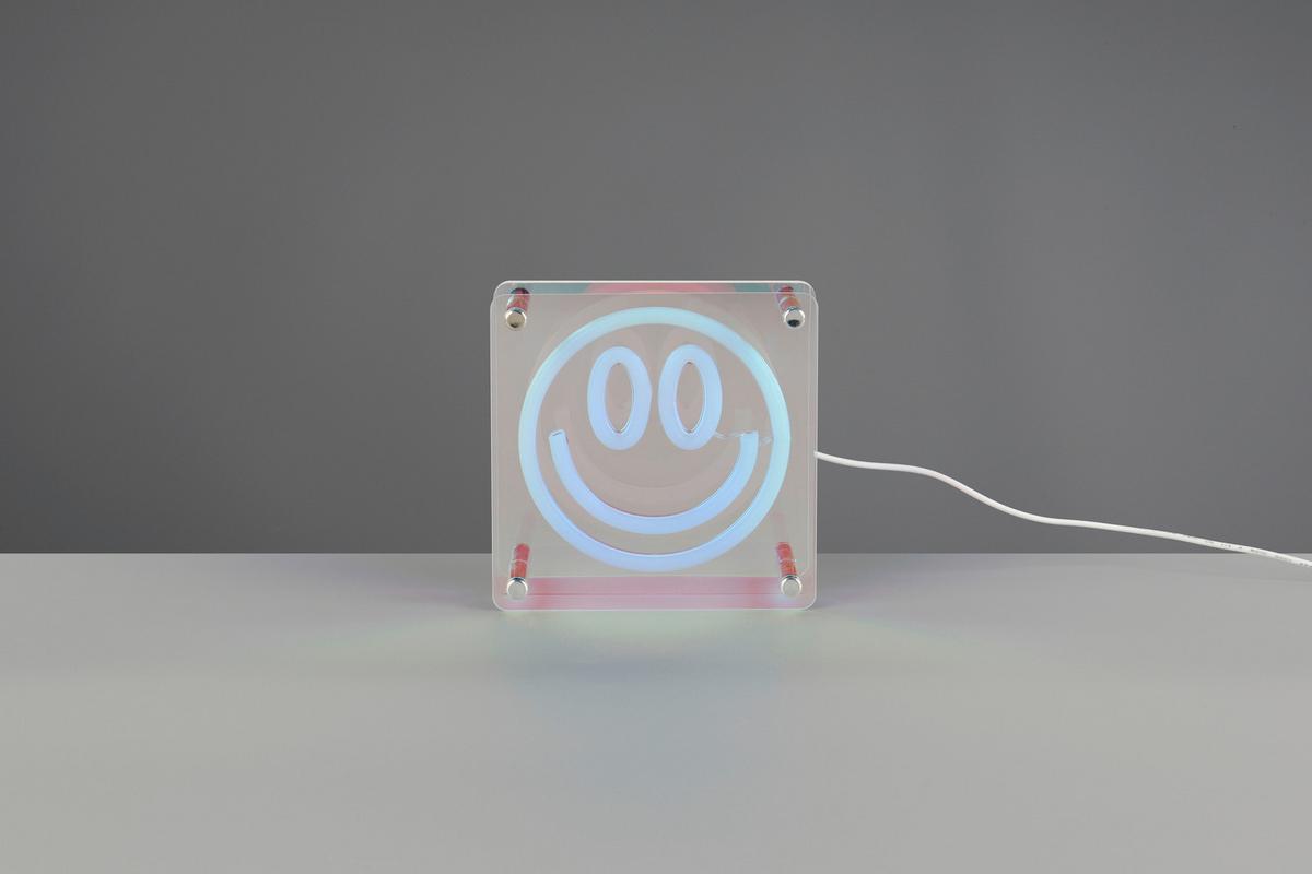 LED-Dekoleuchte Helga Transparent max. 4 Watt - Transparent, MODERN, Kunststoff/Metall (14,5/5/14,5cm) - Mömax