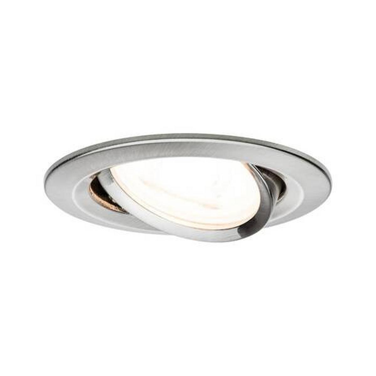 Deckenleuchte Nova Alufarben/Zinkfarben max. 35 W - Basics (7,8cm) - Paulmann