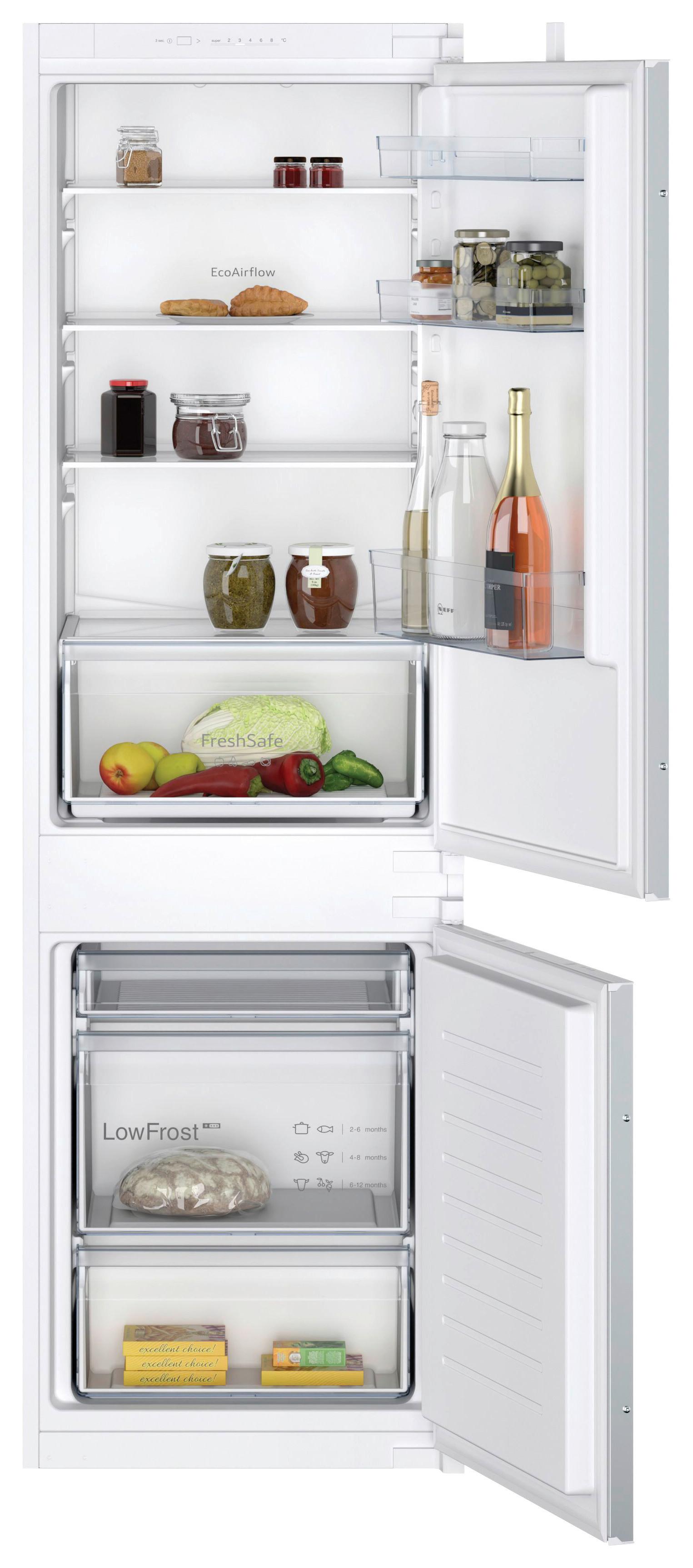 Kühl-Gefrier-Kombination KI5861SE0 Weiß - Weiß, MODERN, Metall (54,1/177,2/54,8cm) - Neff