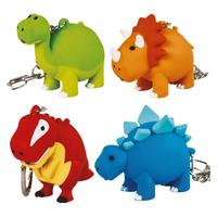 Kulcstartó LED Dino - műanyag (6.6/11.5/3.5cm)