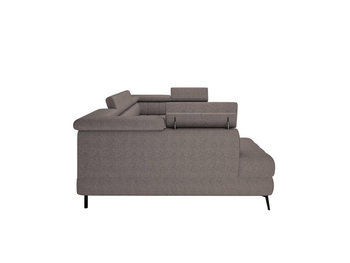 Sarokkanapé Ágyfunkcióval Look - taupe, Modern, textil/fa (195/82-100/343cm) - Mömax