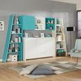 Regal in Blau - Hellblau, Holzwerkstoff (42/76/190/30cm) - MÖMAX modern living