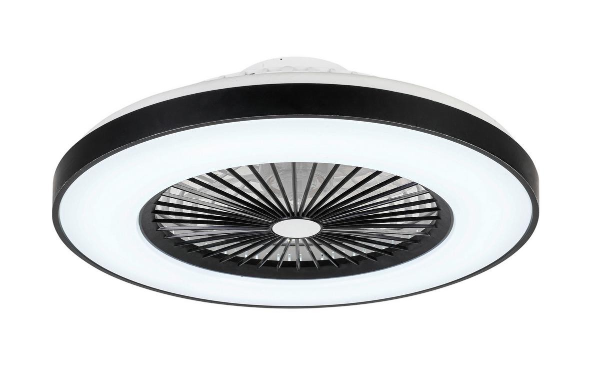 Stropna Led-svetilka Mitzi - črna/bela, Moderno, umetna masa (57/19cm) - Mömax