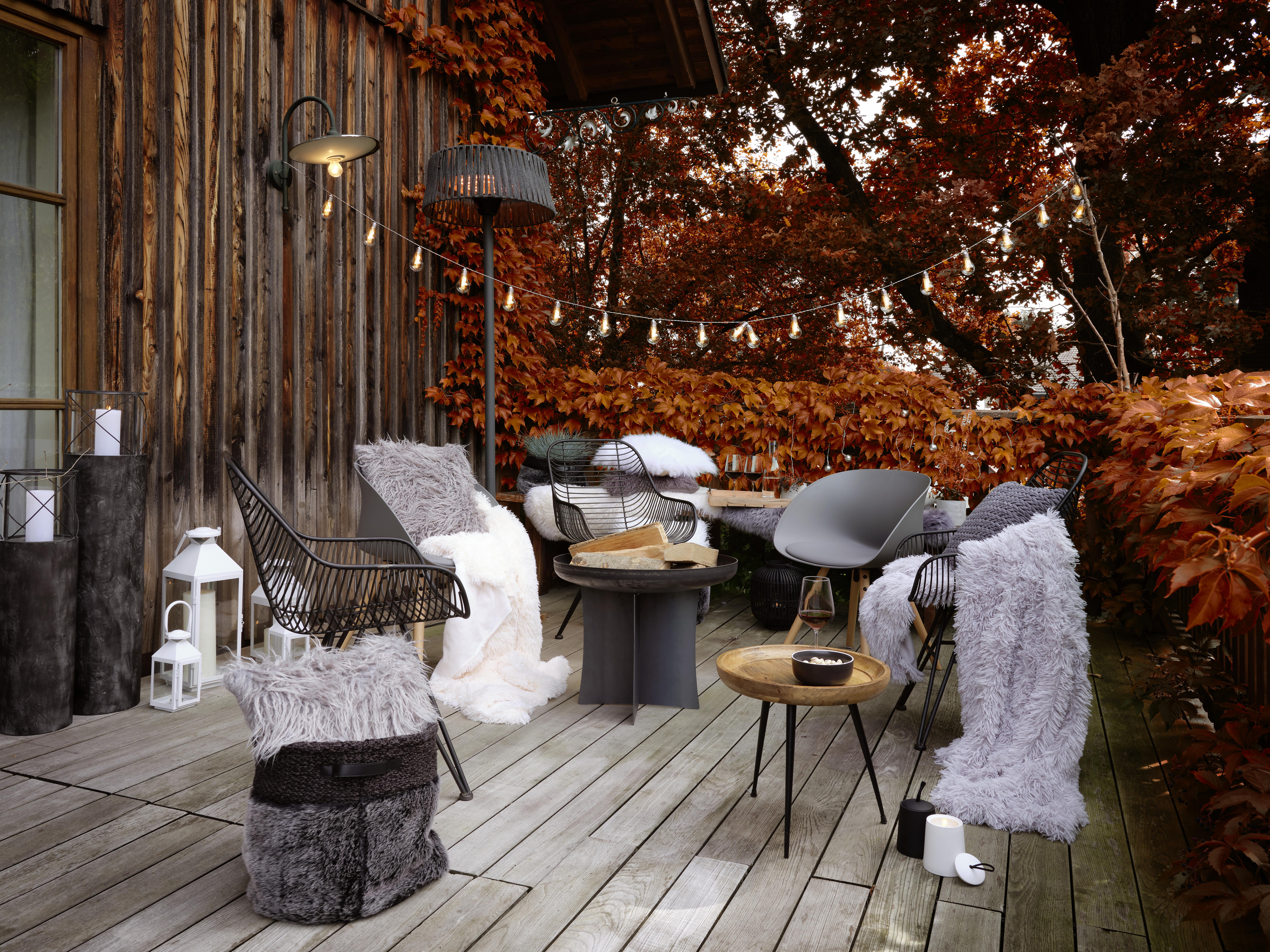 Svijeća U Loncu Giorgia - crna, koža/keramika (9/12cm) - Premium Living