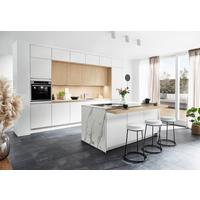 Beépíthető Konyha Senso/natura - tölgyfa színű/fehér, Modern, faalapú anyag (366,4/183cm) - Nobilia