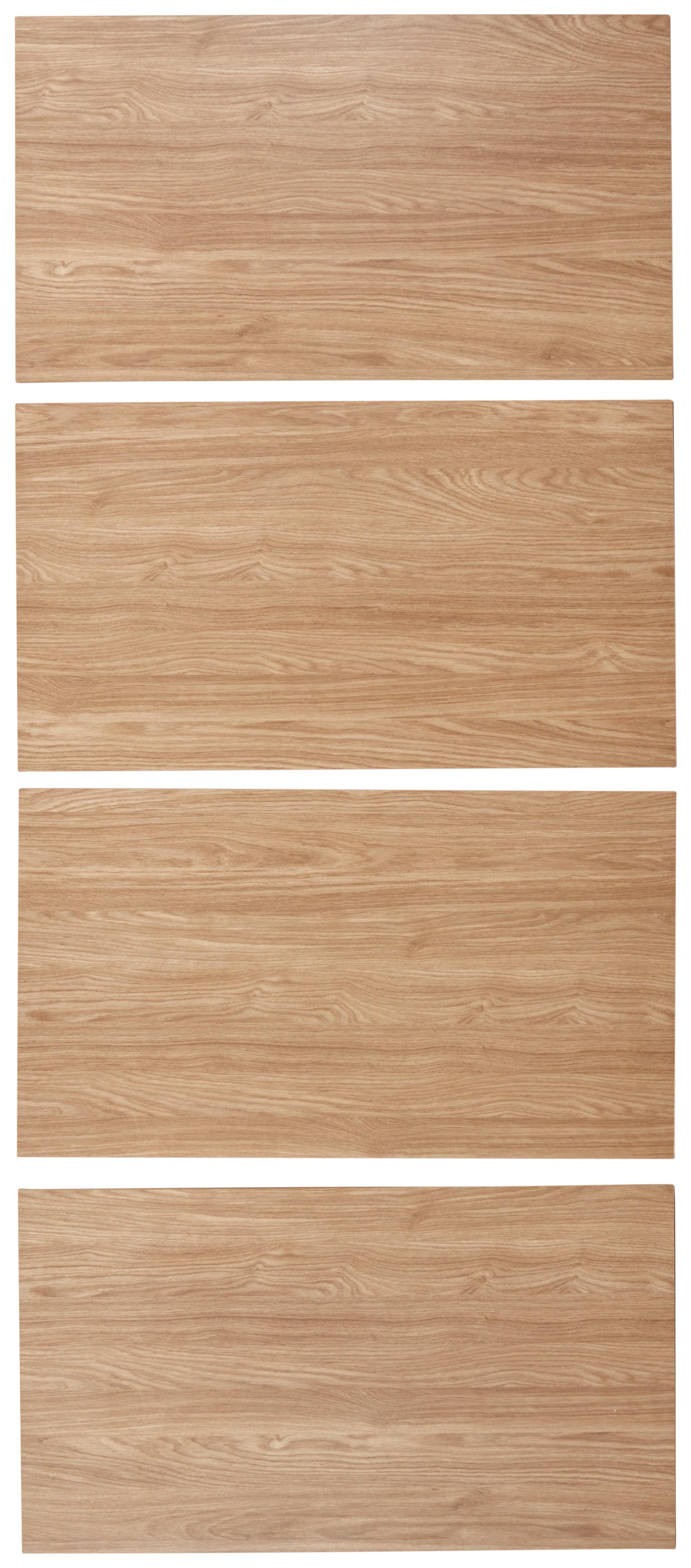 Panel Fronte Kliznih Vrata Unit, Normalna Visina, Š: 90cm - boje hrasta, Moderno, drvni materijal - Based