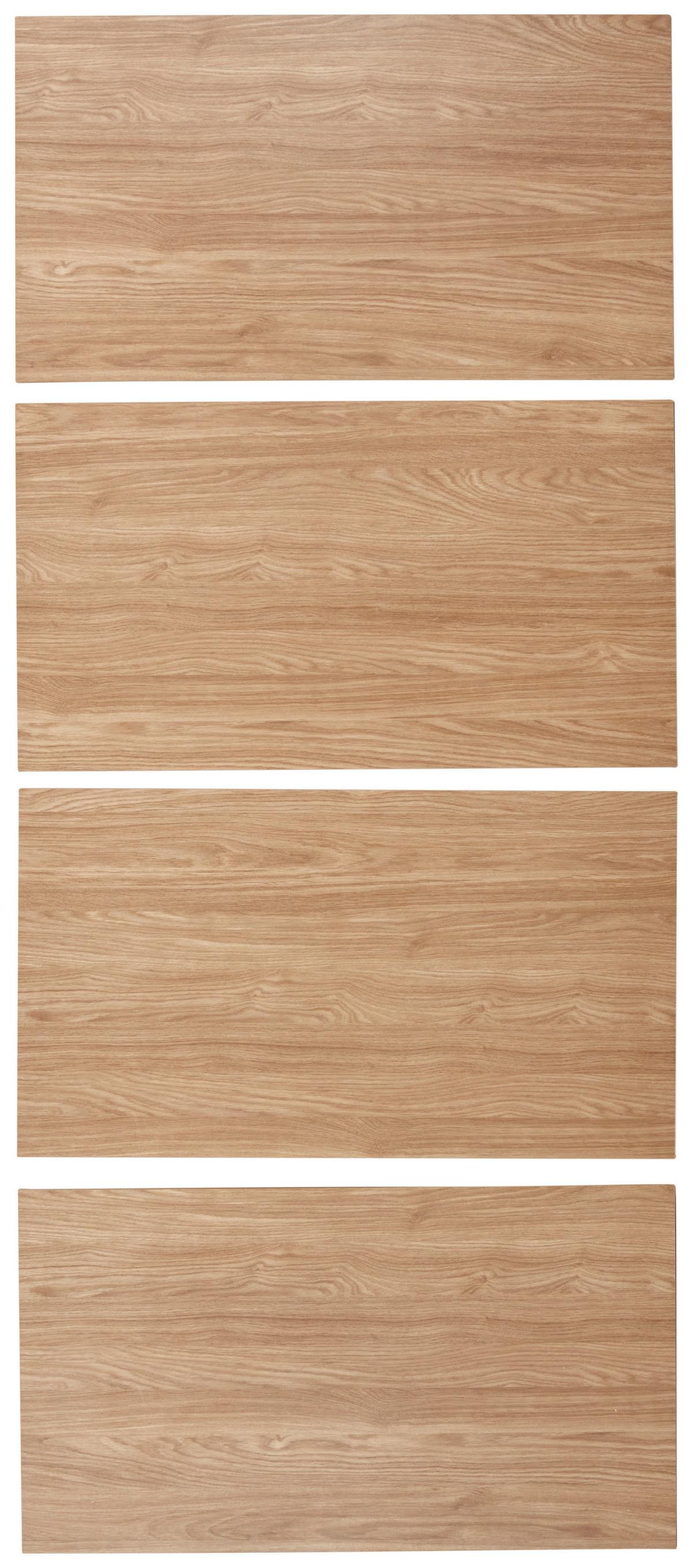 Panel Fronte Kliznih Vrata Unit, Normalna Visina, Š: 90cm - boje hrasta, Moderno, drvni materijal - Based