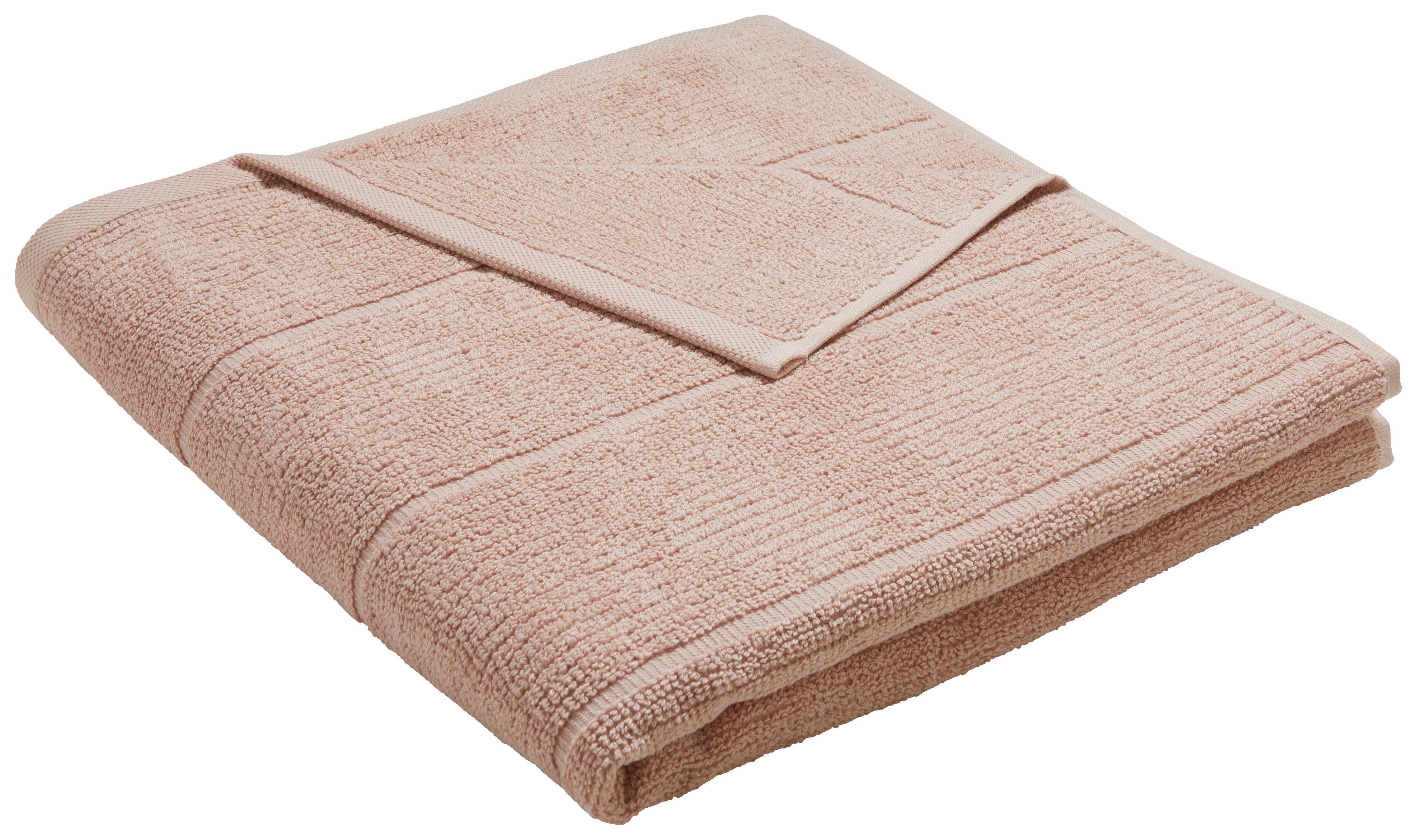 Duschtuch Anna Altrosa - Altrosa, Textil (70/140cm) - Mömax modern living