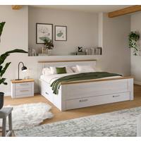Schlafzimmer VERONA 3-teilig Lärchefarben, Eiche Artisan - Lärchefarben/Eiche Artisan, ROMANTIK / LANDHAUS, Holzwerkstoff - Livetastic