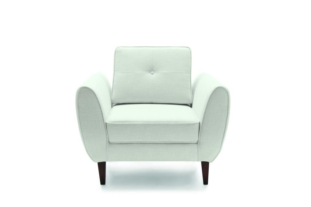 Fotoliu CANDY - gri deschis, Modern, textil (102/86/94cm) - Modern Living
