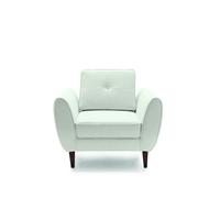 Fotelja Candy - svijetlo siva/boje johe, Moderno, tekstil (102/86/94cm)