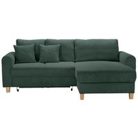 Kutna Garnitura Lille - zelena/svijetlo smeđa, Moderno, tekstil/drvo (232/110/156cm) - Best Price