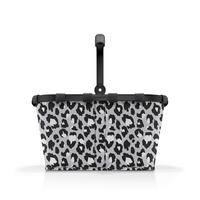 KOSZYK NA ZAKUPY CARRYBAG LEO NERO - różnokolorowy, Basics, tkanina (48/29/28cm) - Reisenthel