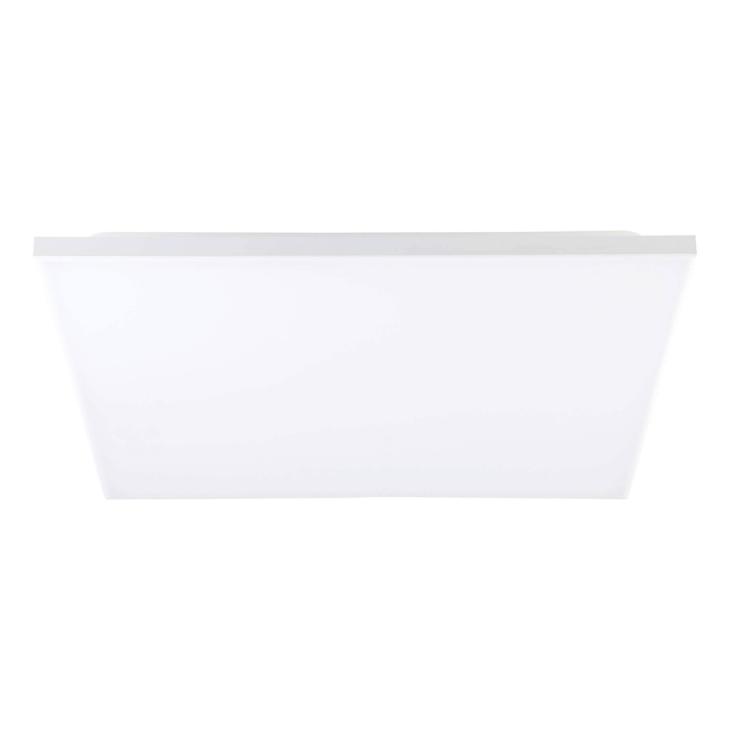 LED-Paneel Turcona Weiß max. 21 Watt - Weiß, Basics, Kunststoff/Metall (43,7/43,7/7cm) - Eglo