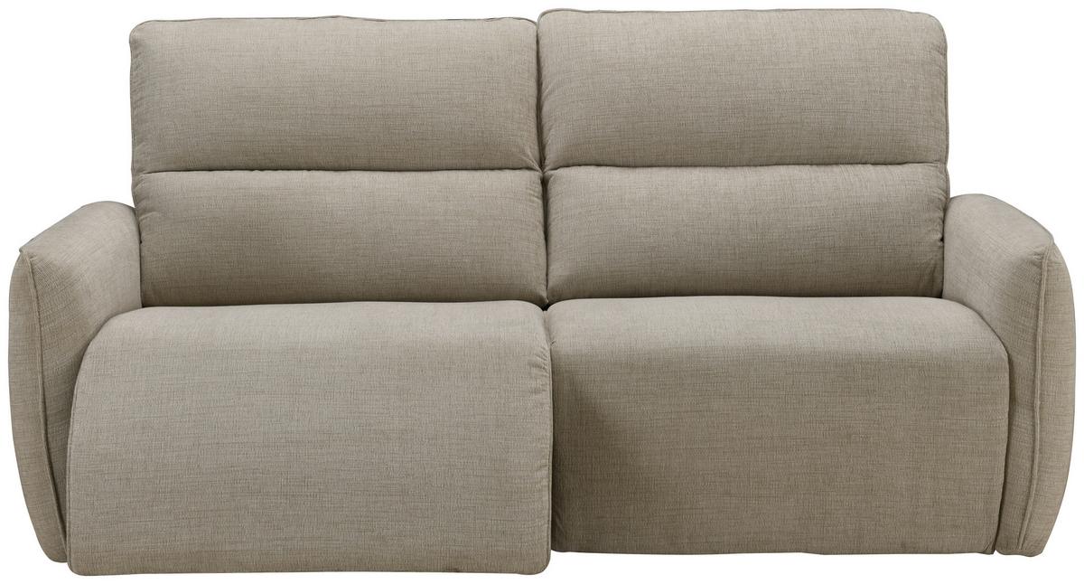 Dvosed Steffi, Bež, Električno Nastavljiv - črna/bež, Konvencionalno, kovina/tekstil (196/98/93cm) - Modern Living